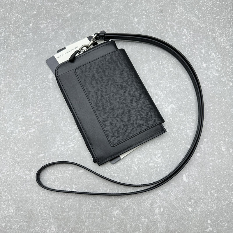 バレンシアガ アウトレット BALENCIAGA Passport フォンホルダー 7877332AA3R1000 ブラック カーフスキン バレンシアガ パスポートケース - 画像 (8)