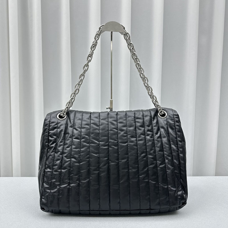 バレンシアガ アウトレット BALENCIAGA MONACO ラージチェーンバッグ 7659332AASE1000 ブラック カーフスキン バレンシアガ バッグ アウトレット - 画像 (8)
