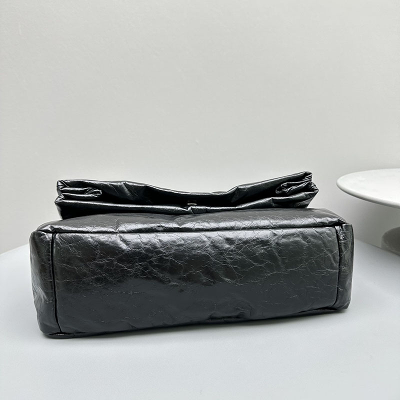 バレンシアガ アウトレット BALENCIAGA MONACO チェーンバッグ 7659662AASA1000 ブラック カーフスキン バレンシアガ バッグ アウトレット - 画像 (7)