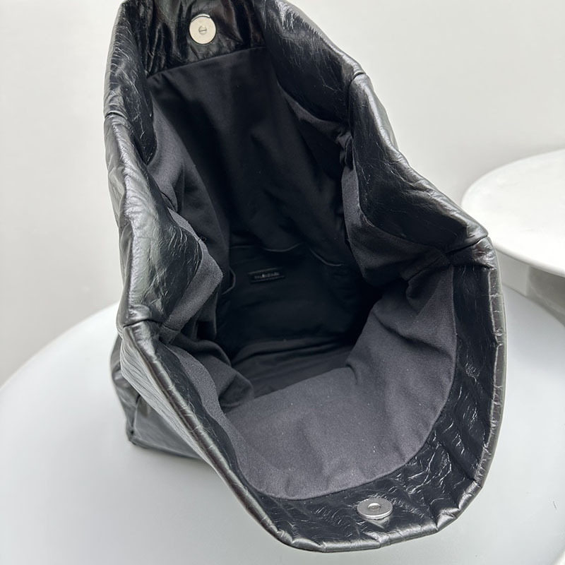 バレンシアガ アウトレット BALENCIAGA MONACO チェーンバッグ 7659662AASA1000 ブラック カーフスキン バレンシアガ バッグ アウトレット - 画像 (4)
