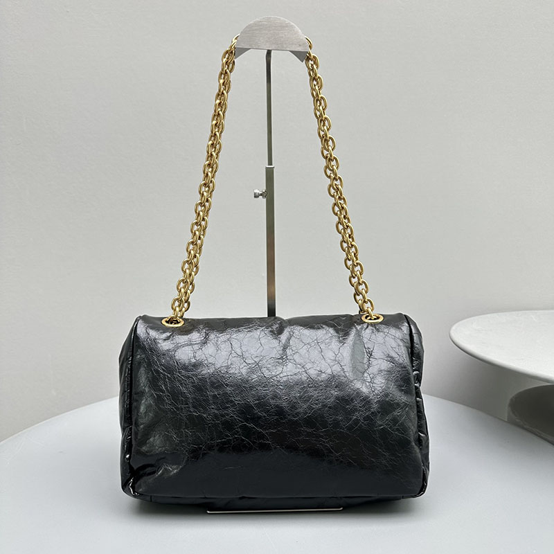 バレンシアガ アウトレット BALENCIAGA Monaco チェーンバッグ スモール 7659662AAR81000 ブラック カーフスキン バレンシアガ バッグ アウトレット - 画像 (8)