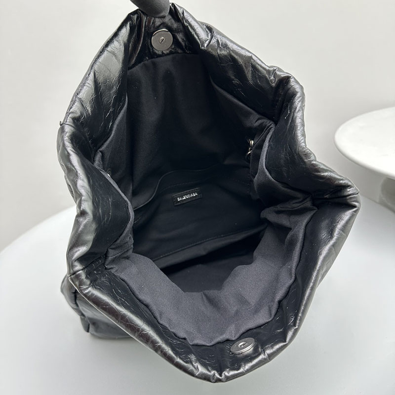 バレンシアガ アウトレット BALENCIAGA Monaco チェーンバッグ スモール 7659662AASA1000 ブラック カーフスキン バレンシアガ バッグ アウトレット - 画像 (4)