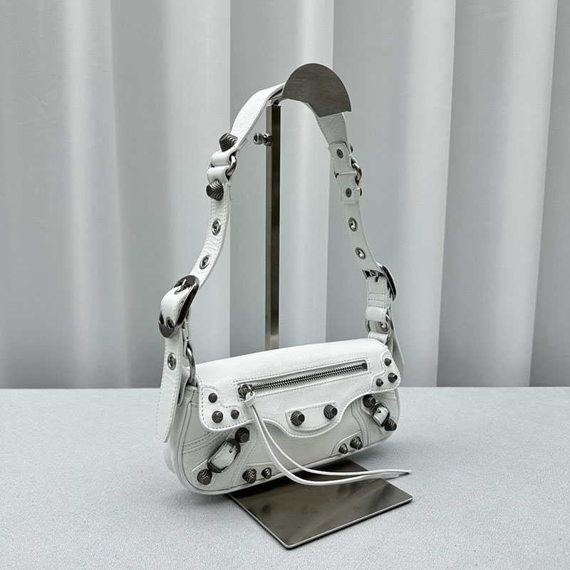 バレンシアガ アウトレット BALENCIAGA Le Cagole スモールスリングバッグ 7716401VG9Y9104 ホワイト カーフスキン バレンシアガ バッグ アウトレット - 画像 (9)