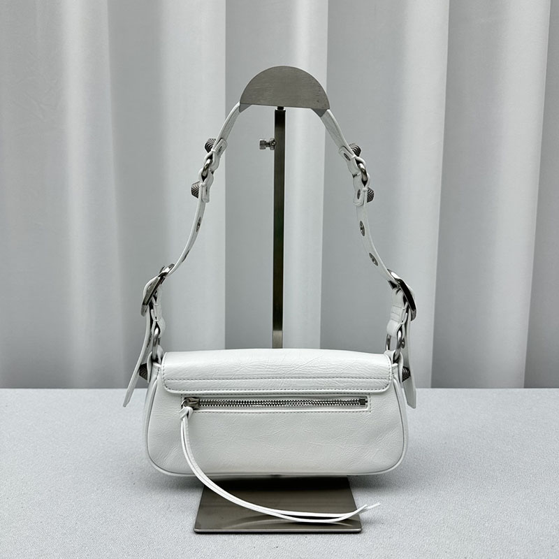 バレンシアガ アウトレット BALENCIAGA Le Cagole スモールスリングバッグ 7716401VG9Y9104 ホワイト カーフスキン バレンシアガ バッグ アウトレット - 画像 (8)