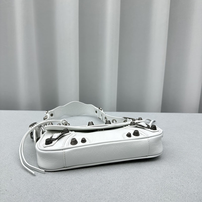 バレンシアガ アウトレット BALENCIAGA Le Cagole スモールスリングバッグ 7716401VG9Y9104 ホワイト カーフスキン バレンシアガ バッグ アウトレット - 画像 (7)
