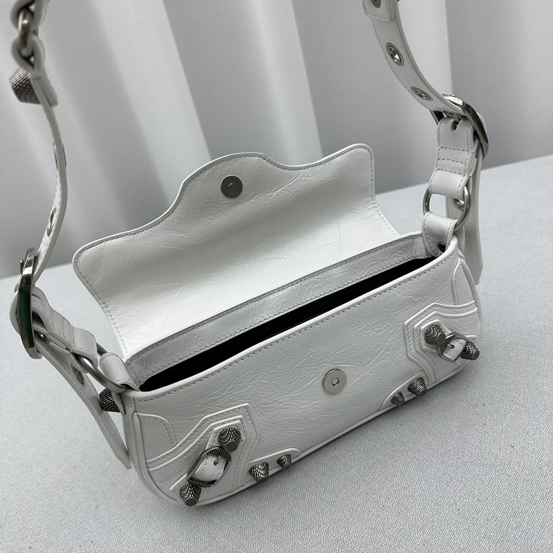 バレンシアガ アウトレット BALENCIAGA Le Cagole スモールスリングバッグ 7716401VG9Y9104 ホワイト カーフスキン バレンシアガ バッグ アウトレット - 画像 (5)