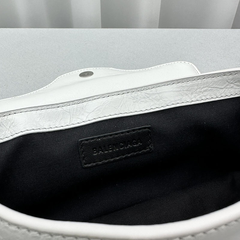 バレンシアガ アウトレット BALENCIAGA Le Cagole スモールスリングバッグ 7716401VG9Y9104 ホワイト カーフスキン バレンシアガ バッグ アウトレット - 画像 (4)