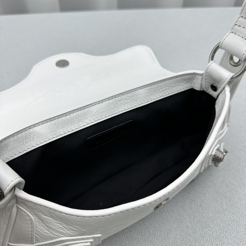 バレンシアガ アウトレット BALENCIAGA Le Cagole スモールスリングバッグ 7716401VG9Y9104 ホワイト カーフスキン バレンシアガ バッグ アウトレット - 画像 (2)