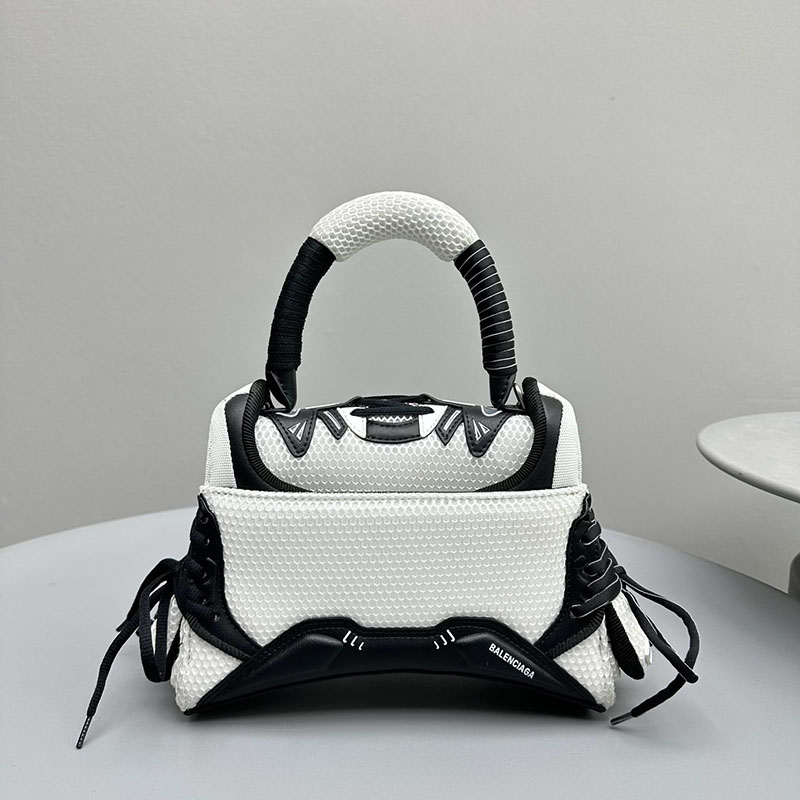 バレンシアガ アウトレット BALENCIAGA SNEAKERHEAD スモール TOP HANDLE バッグ 2521815 ホワイト ポリエステル バレンシアガ バッグ アウトレット - 画像 (8)