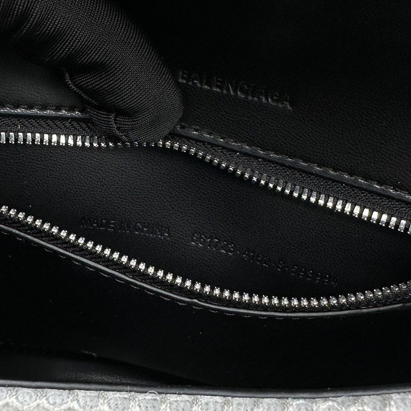 バレンシアガ アウトレット BALENCIAGA SNEAKERHEAD スモール TOP HANDLE バッグ 2521815 ホワイト ポリエステル バレンシアガ バッグ アウトレット - 画像 (2)