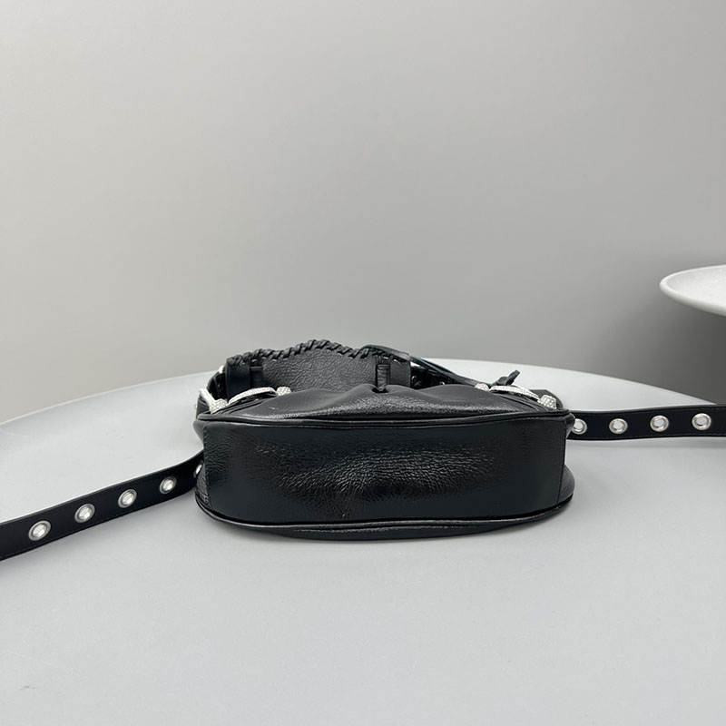 バレンシアガ アウトレット BALENCIAGA Le Cagole ショルダーバッグ XS 6713091VG9Y1000 ブラック ラムスキン バレンシアガ バッグ アウトレット - 画像 (7)