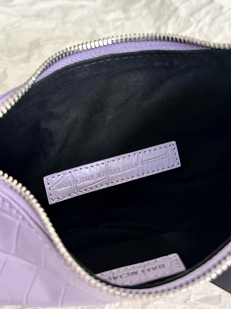 バレンシアガ アウトレット BALENCIAGA Le Cagole Xs ショルダーバッグ 6713091VG9Y5306 ライトパープル ラムスキン バレンシアガ バッグ アウトレット - 画像 (3)