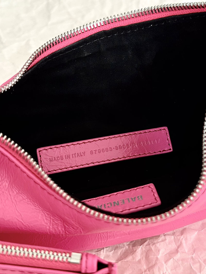 バレンシアガ アウトレット BALENCIAGA Le Cagole Xs ショルダーバッグ 6713071VG9Y5634 ピンク ラムスキン バレンシアガ バッグ ピンク - 画像 (4)