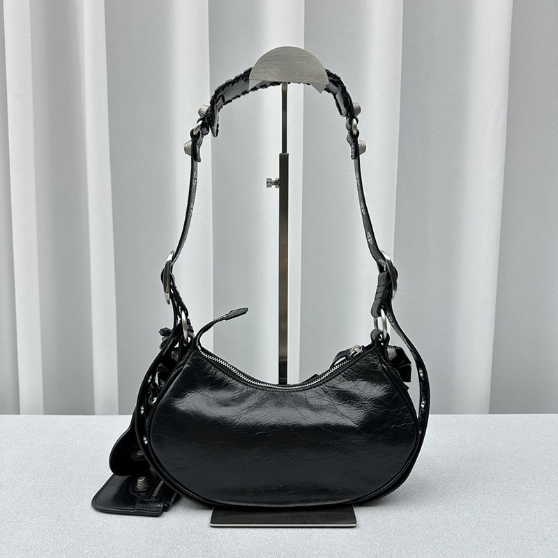 バレンシアガ アウトレット BALENCIAGA Le Cagole ショルダーバッグ XS 2521860 ブラック ラムスキン バレンシアガ ショルダーバッグ 人気 - 画像 (9)