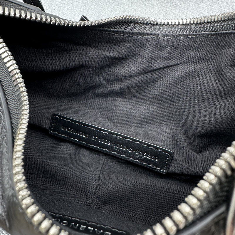 バレンシアガ アウトレット BALENCIAGA Le Cagole ショルダーバッグ XS 2521860 ブラック ラムスキン バレンシアガ ショルダーバッグ 人気 - 画像 (4)