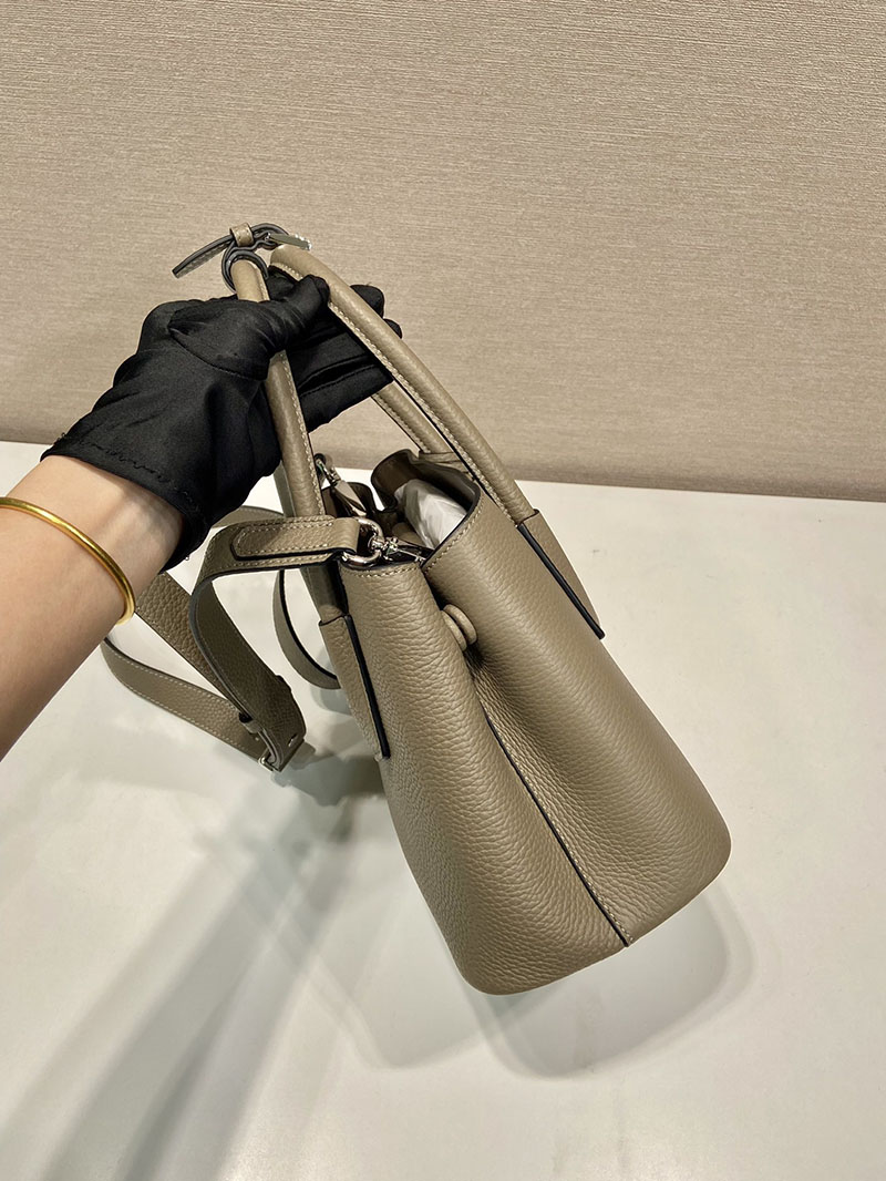 プラダ アウトレット PRADA ダブルスモール レザー バッグ 1BG572_2HJA_F0KFZ_V_OOZ ベージュ 牛革 プラダ トートバッグ アウトレット - 画像 (6)