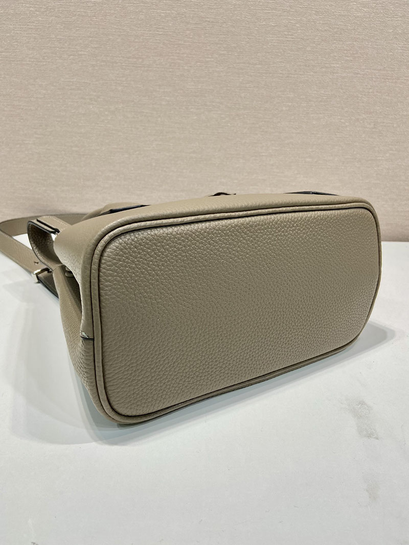 プラダ アウトレット PRADA ダブルスモール レザー バッグ 1BG572_2HJA_F0KFZ_V_OOZ ベージュ 牛革 プラダ トートバッグ アウトレット - 画像 (5)