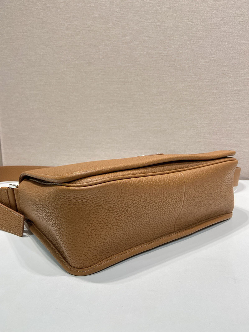 プラダ アウトレット PRADA レザーショルダーバッグ 22VD075_2BBE_F0046_V_OOO コニャック H品 プラダ アウトレット どれくらい安い - 画像 (5)