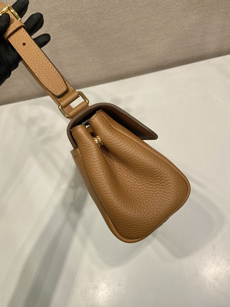 プラダ アウトレット PRADA プラダ スモール レザー ショルダーバッグ 1BN022_2DKV_F03BH_V_ONO H品 プラダ ミニバッグ アウトレット - 画像 (4)