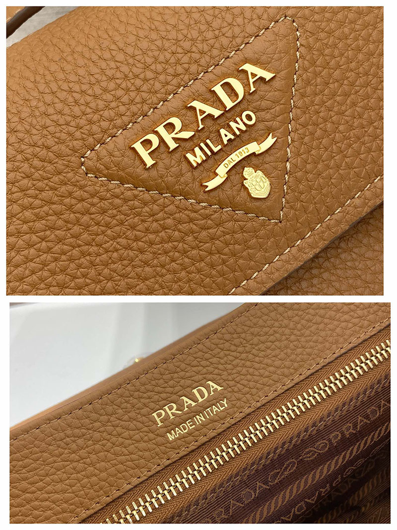 プラダ アウトレット PRADA プラダ スモール レザー ショルダーバッグ 1BN022_2DKV_F03BH_V_ONO H品 プラダ ミニバッグ アウトレット - 画像 (2)