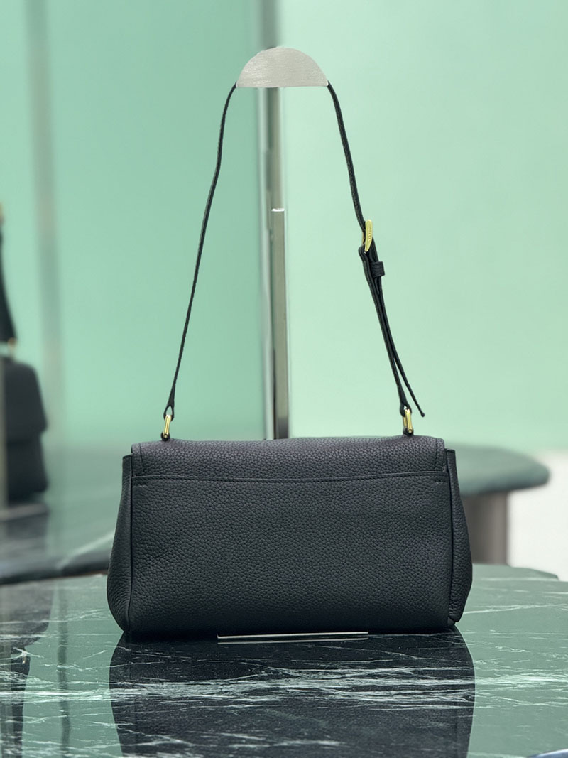 プラダ アウトレット PRADA スモール レザー ショルダーバッグ 1BN022_2DKV_F0002_V_ONO ブラック H品 プラダ ショルダーバッグ 人気 - 画像 (7)
