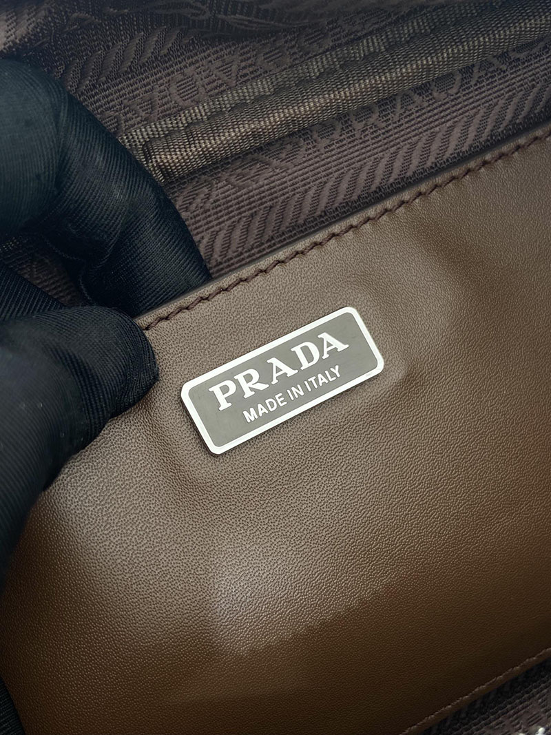 プラダ アウトレット PRADA スイング スムースレザー ショルダーバッグ 1BC249_ASK_F0134_V_OOO ブランデー H品 プラダ ショルダーバッグ 人気 - 画像 (2)