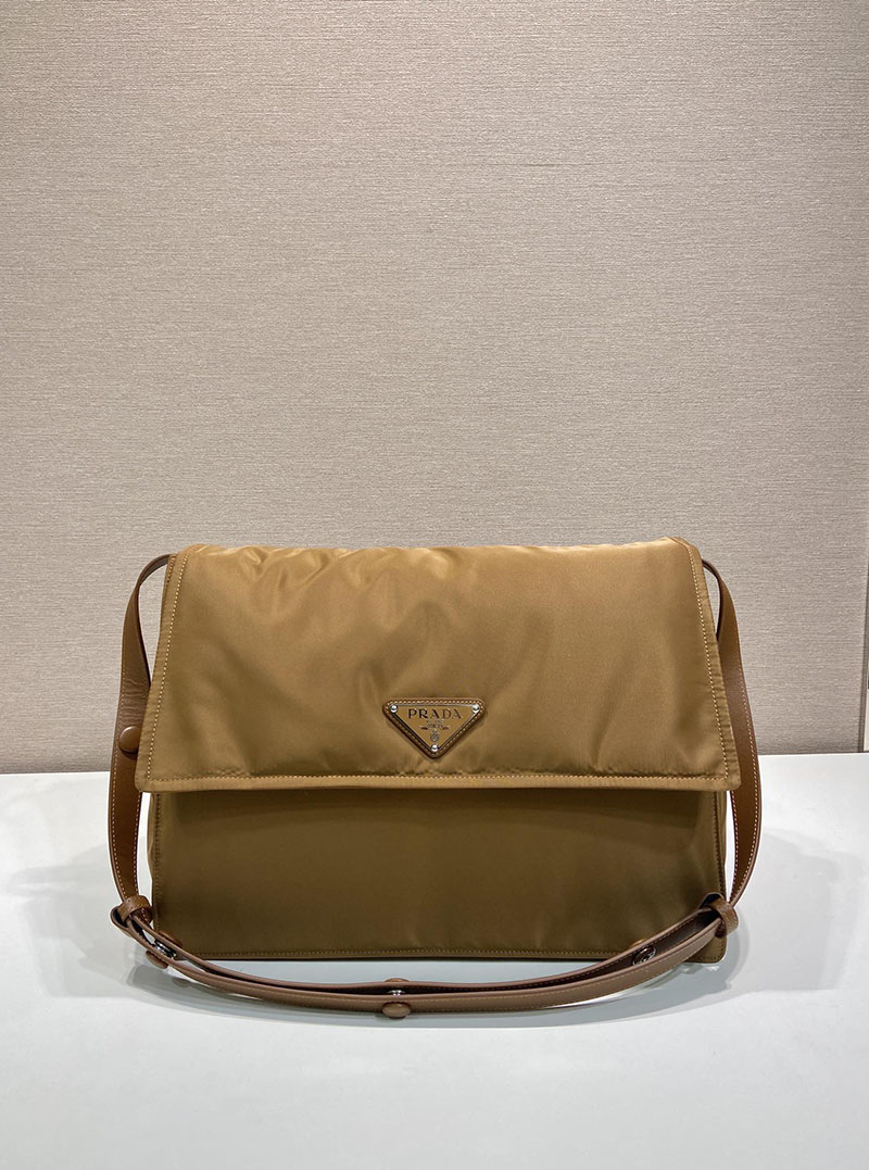 プラダ アウトレット PRADA Re-Nylon ラージ パデッド 1BD256_RDLN_F0134_V_OOO ブランデー H品 レディース プラダ ショルダーバッグ - 画像 (9)