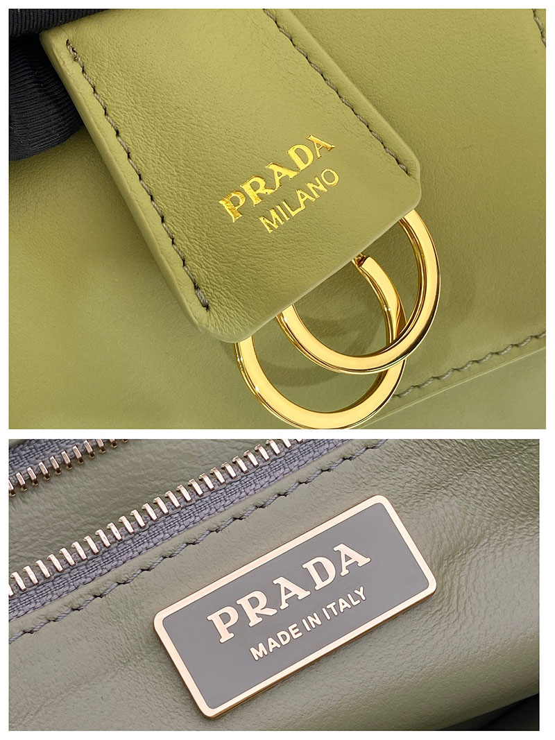 プラダ アウトレット PRADA ソフトサウンド ミディアム 1BN023_2CYS_F0362_V_TOO ライトグリーン H品 レディース プラダ ショルダーバッグ - 画像 (2)