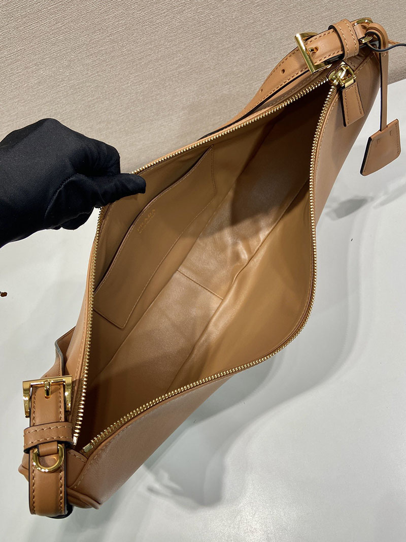 プラダ アウトレット PRADA ドゥミ・リュンヌラージ 1BC255_2CYS_F0018_V_OVO ナチュラル H品 レディース プラダ ショルダーバッグ - 画像 (3)
