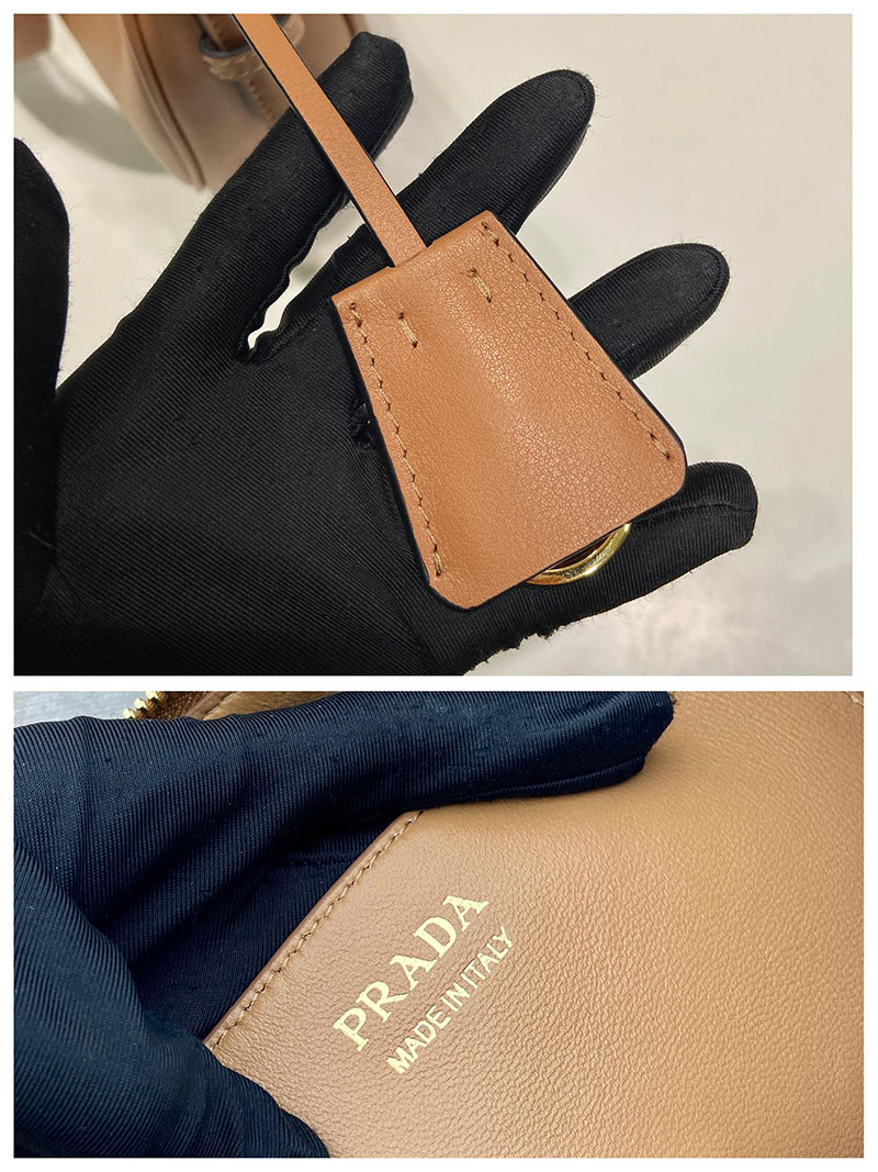 プラダ アウトレット PRADA ドゥミ・リュンヌラージ 1BC255_2CYS_F0018_V_OVO ナチュラル H品 レディース プラダ ショルダーバッグ - 画像 (2)
