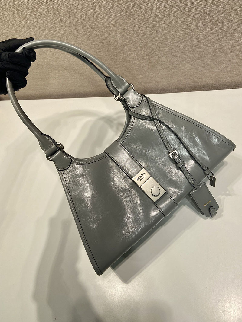 プラダ アウトレット PRADA ミディアム レザー トートバッグ 1BG563_2CYR_F0EMZ_V_OOO ライトブルー H品 プラダ バッグ アウトレット店舗 - 画像 (8)