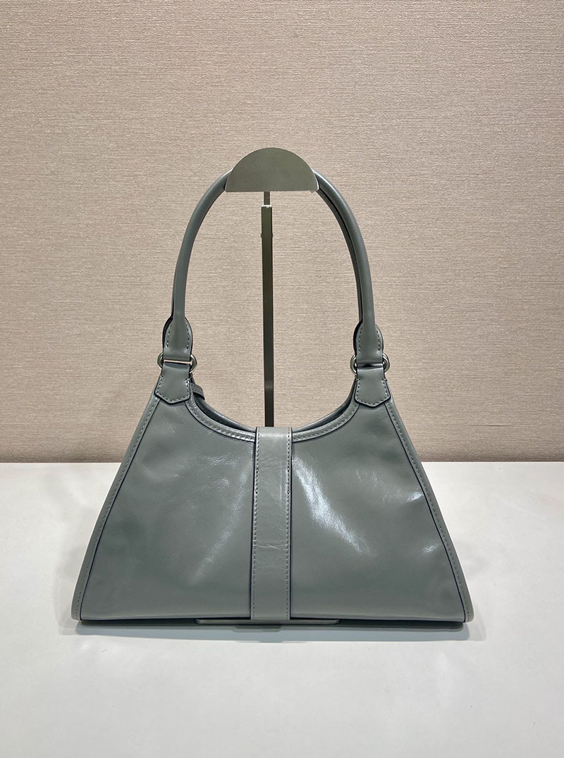 プラダ アウトレット PRADA ミディアム レザー トートバッグ 1BG563_2CYR_F0EMZ_V_OOO ライトブルー H品 プラダ バッグ アウトレット店舗 - 画像 (7)