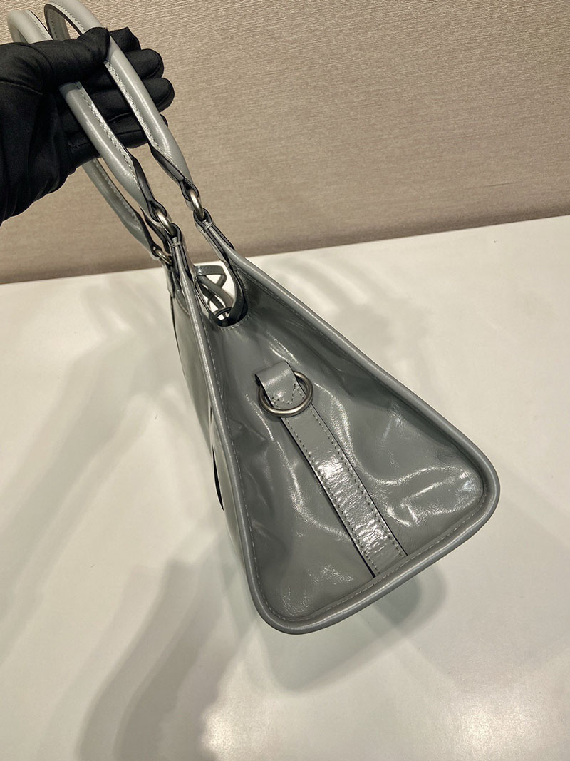 プラダ アウトレット PRADA ミディアム レザー トートバッグ 1BG563_2CYR_F0EMZ_V_OOO ライトブルー H品 プラダ バッグ アウトレット店舗 - 画像 (6)