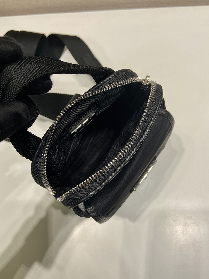 プラダ アウトレット PRADA Re-Nylon スマートフォンケース 2ZH194_2DMH_F0002 ブラック H品 プラダ スマホケース ショルダー - 画像 (3)