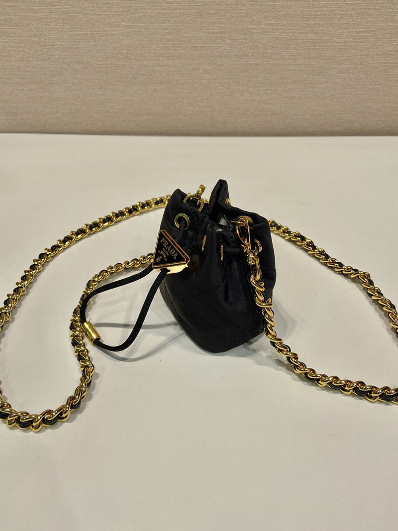 プラダ アウトレット PRADA ベルベット ミニポーチ 1NR016_2C7P_F0002 ブラック H品 プラダ ポーチ アウトレット 値段 - 画像 (8)