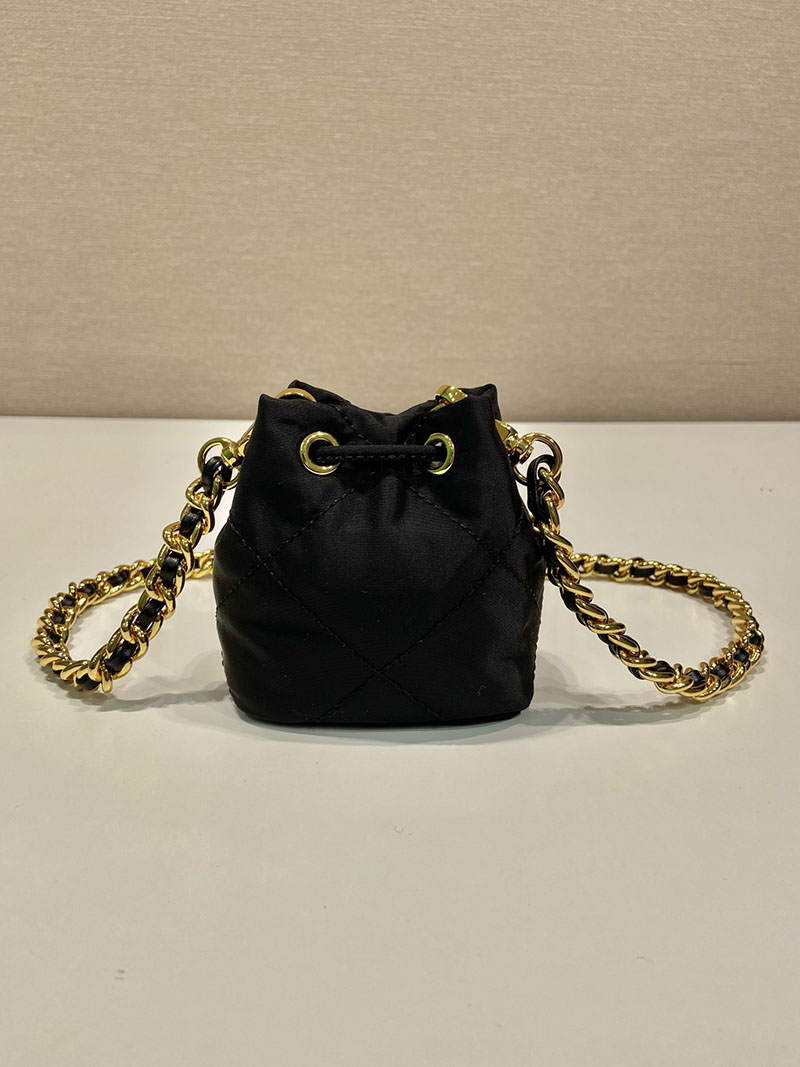 プラダ アウトレット PRADA ベルベット ミニポーチ 1NR016_2C7P_F0002 ブラック H品 プラダ ポーチ アウトレット 値段 - 画像 (7)
