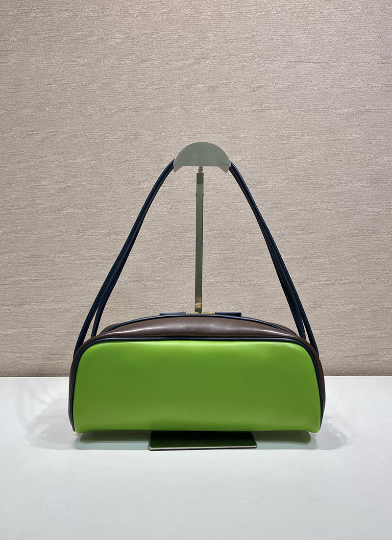 プラダ アウトレット PRADA スイング スムースレザー ショルダーバッグ 1BC249_ASK_F04IS_V_OOO ライトグリーン H品 プラダ ミニポシェット - 画像 (7)