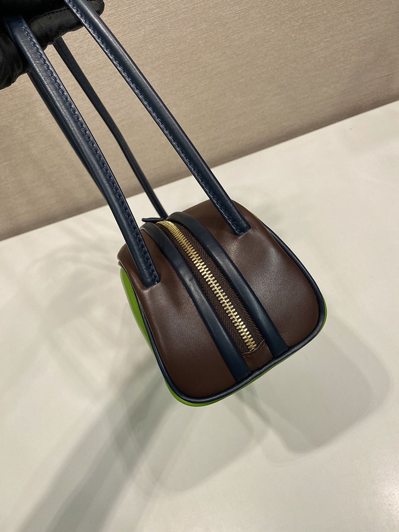 プラダ アウトレット PRADA スイング スムースレザー ショルダーバッグ 1BC249_ASK_F04IS_V_OOO ライトグリーン H品 プラダ ミニポシェット - 画像 (6)