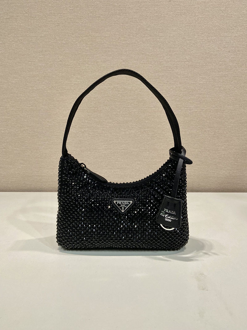 プラダ アウトレット PRADA 2AWL_サテン ミニバッグ 1BC515_2AWL_F0002_NERO ブラック H品 プラダ ミニバッグ アウトレット - 画像 (9)