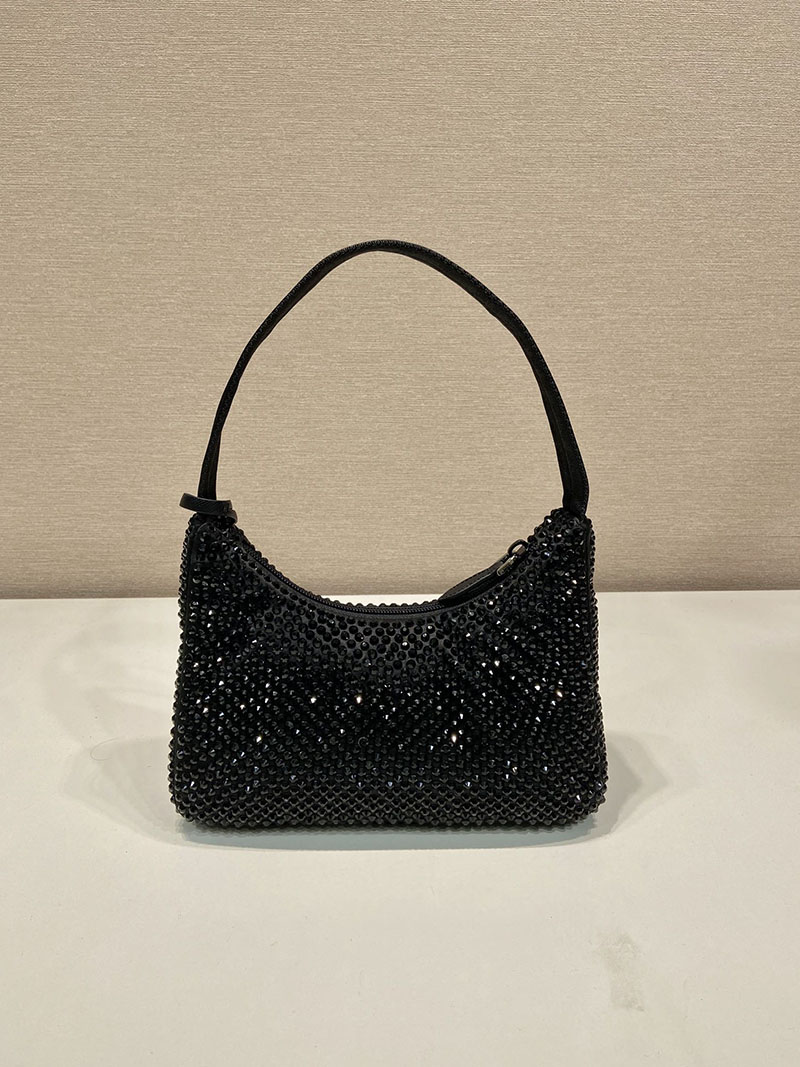 プラダ アウトレット PRADA 2AWL_サテン ミニバッグ 1BC515_2AWL_F0002_NERO ブラック H品 プラダ ミニバッグ アウトレット - 画像 (6)