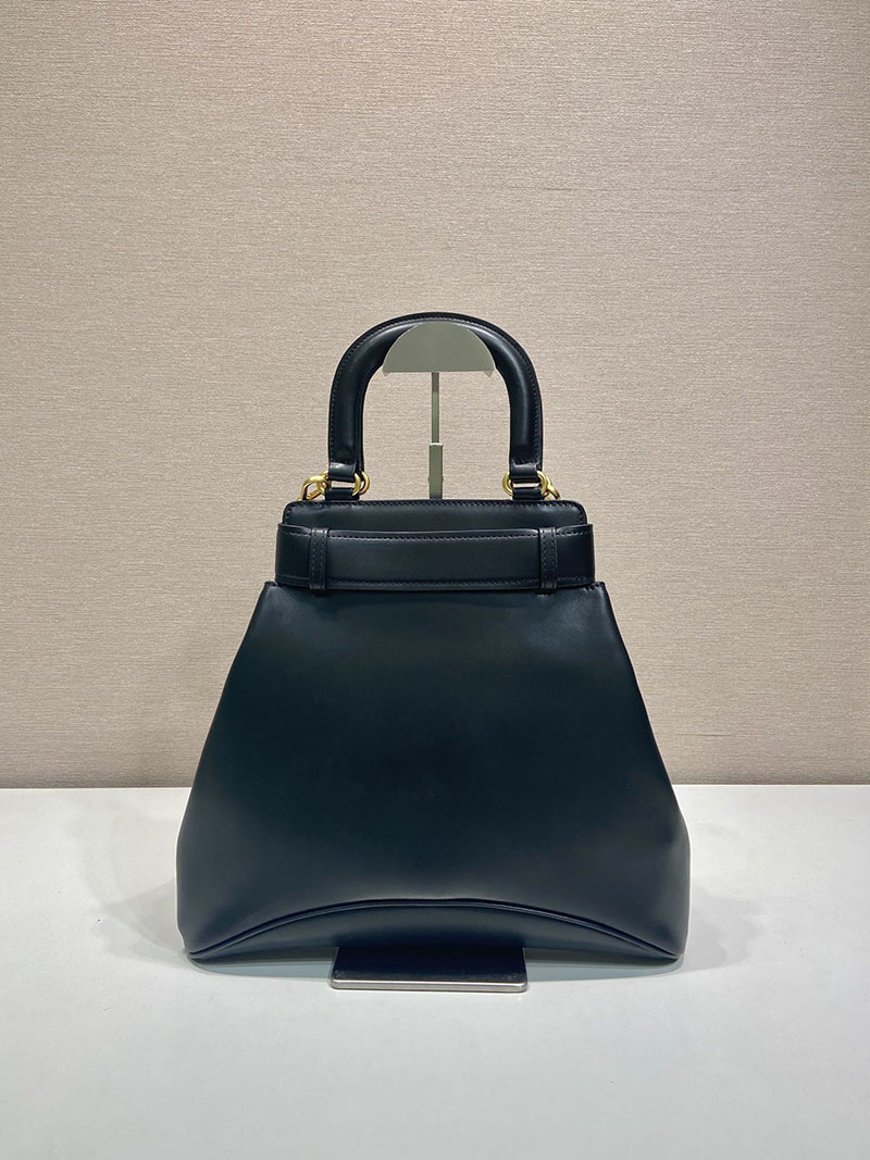 プラダ アウトレット PRADA エチュード ミディアム レザー バッグ 1BG567_2HIA_F0002_V_KOO ブラック H品 プラダ バッグ アウトレット - 画像 (7)