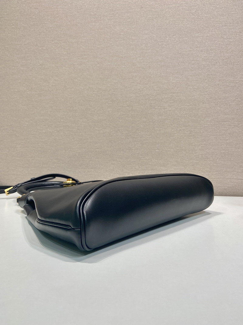 プラダ アウトレット PRADA エチュード ミディアム レザー バッグ 1BG567_2HIA_F0002_V_KOO ブラック H品 プラダ バッグ アウトレット - 画像 (5)