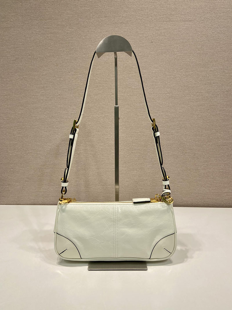 プラダ アウトレット PRADA Re-Edition 2002 ミディアム 1BC221_2CYR_F0PG7_V_OOM ホワイト H品 プラダ ショルダーバッグ ミニ - 画像 (6)