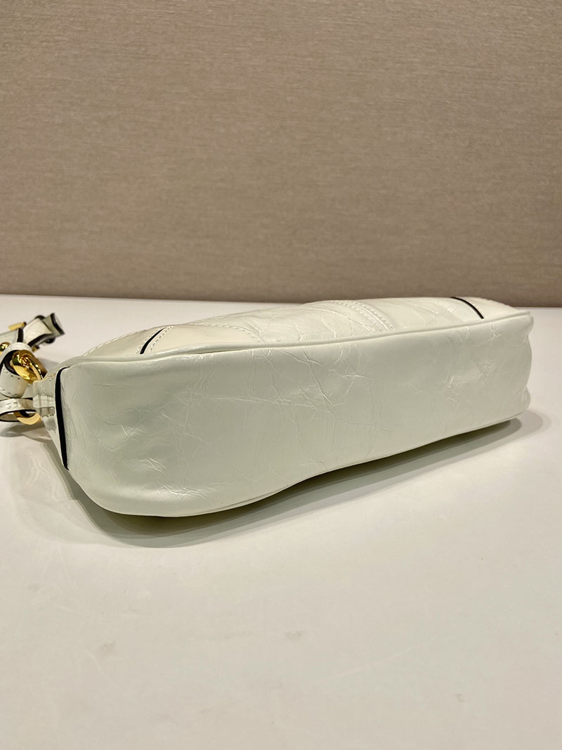 プラダ アウトレット PRADA Re-Edition 2002 ミディアム 1BC221_2CYR_F0PG7_V_OOM ホワイト H品 プラダ ショルダーバッグ ミニ - 画像 (5)