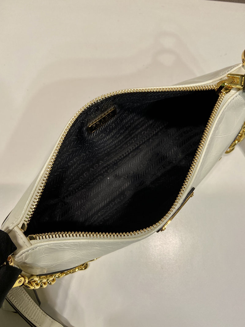 プラダ アウトレット PRADA Re-Edition 2002 ミディアム 1BC221_2CYR_F0PG7_V_OOM ホワイト H品 プラダ ショルダーバッグ ミニ - 画像 (3)