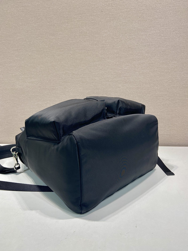 プラダ アウトレット PRADA Re-Nylon xレザー バックパック 2VZ108_2DW3_F0414_V_DYM カーキ H品 プラダ バックパック メンズ - 画像 (7)