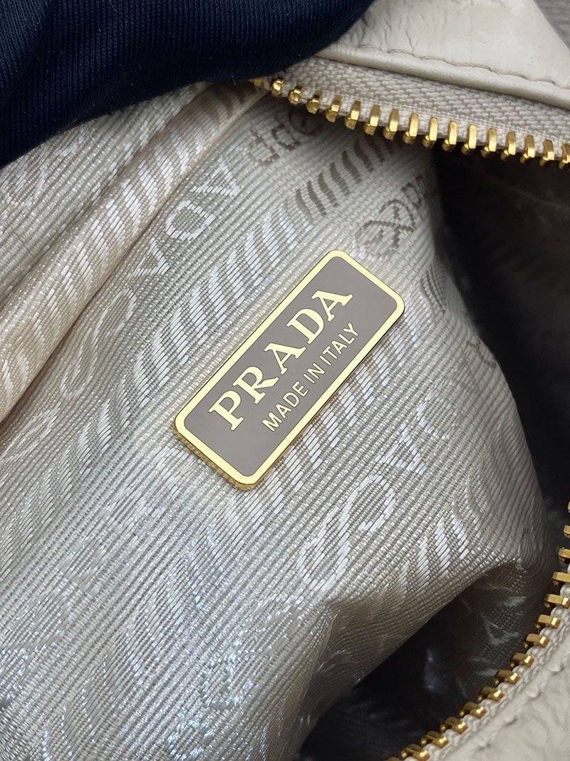 プラダ アウトレット PRADA ダングル レザー トップハンドル ミニバッグ 1BB137_2CYR_F0236_V_OOO ベージュ H品 プラダレディースバッグ - 画像 (2)