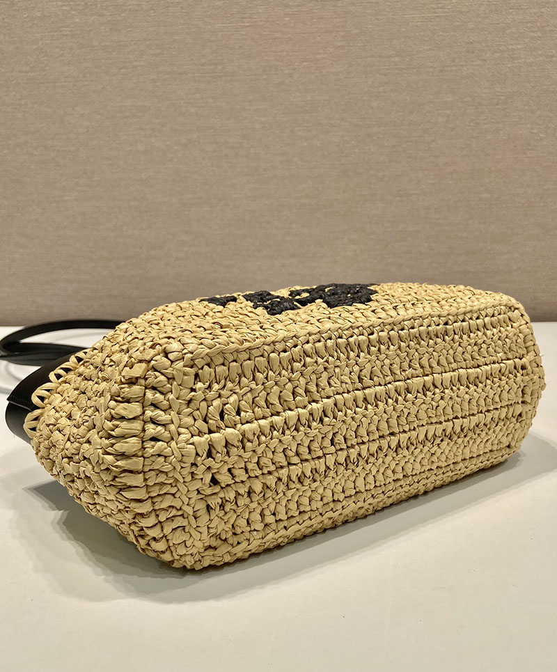 プラダ アウトレット PRADA ミニ クロシェ レザー 1BG501_2M2Q_F0I55_V_GOO ベージュ H品 プラダ トートバッグ アウトレット - 画像 (5)