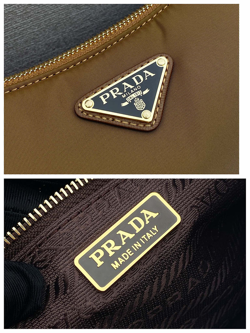 プラダ アウトレット PRADA ドゥミ・リュンヌ Re-Nylon 1BH222_R064_F0134_V_NOO ブランデー H品 ショルダーバッグ レディース プラダ - 画像 (2)