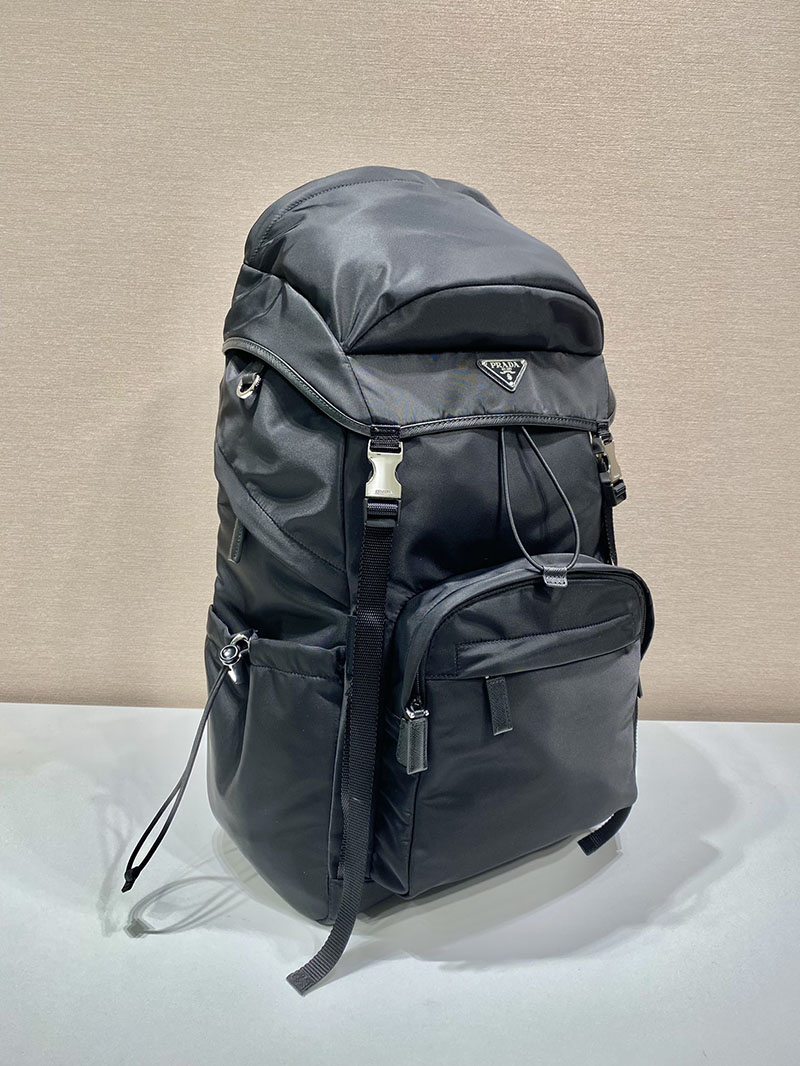 プラダ コピー PRADA Re-Nylon xサフィアーノレザー バックパック 2VZ090_2DMG_F0002_V_OOO ブラック H品 プラダ リュック コピー - 画像 (9)